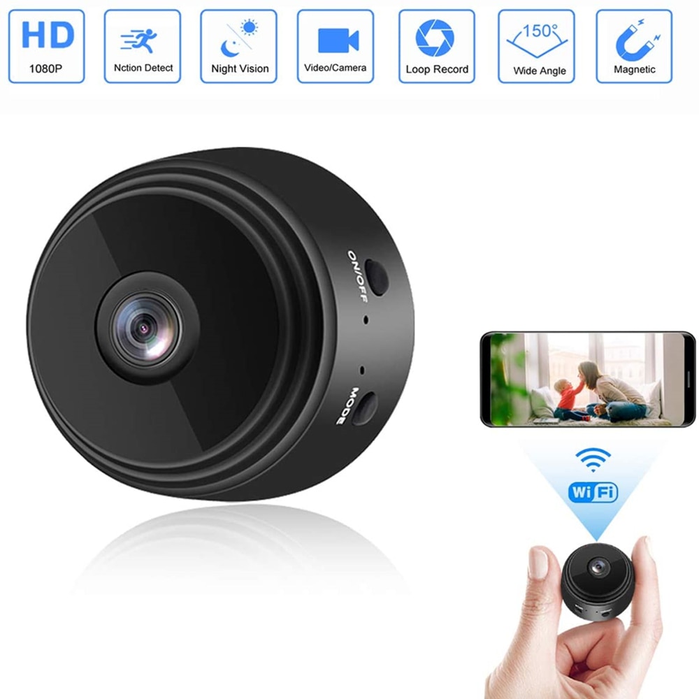 1080P A9 Mini Camera Wifi Wireless Action Smart Home...