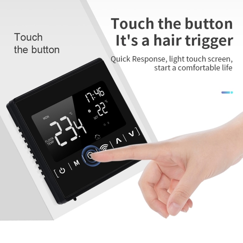 110V 220V 230V WiFi 16A Electric Heating Thermostat...