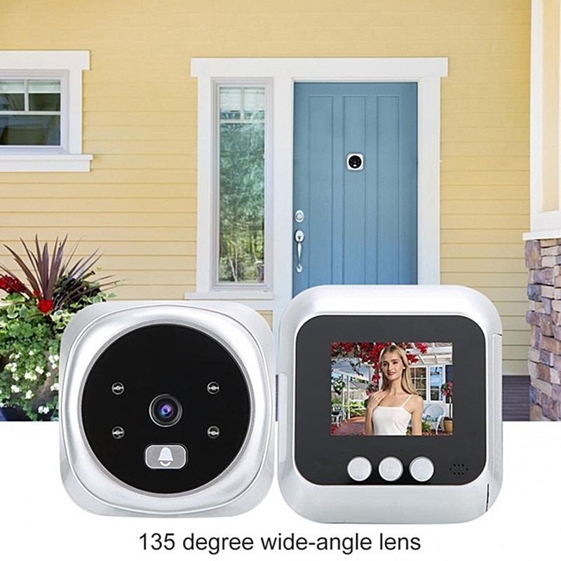 2.4 Inch HD Color Sn Home Smart Doorbell Video Doorbell...
