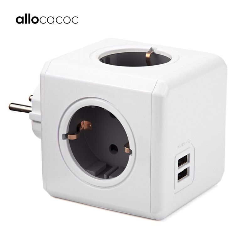 Allocacoc PowerCube Power Strip USB Socket EU Plug...
