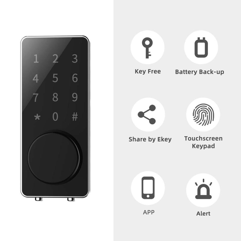 Electronic Keyless Digital Deadbolt Door Lock Bluetooth...