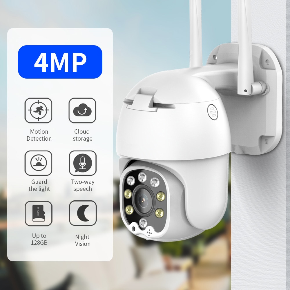 FEISDA 4MP IP Camera Outdoor Security Wireless Wifi...