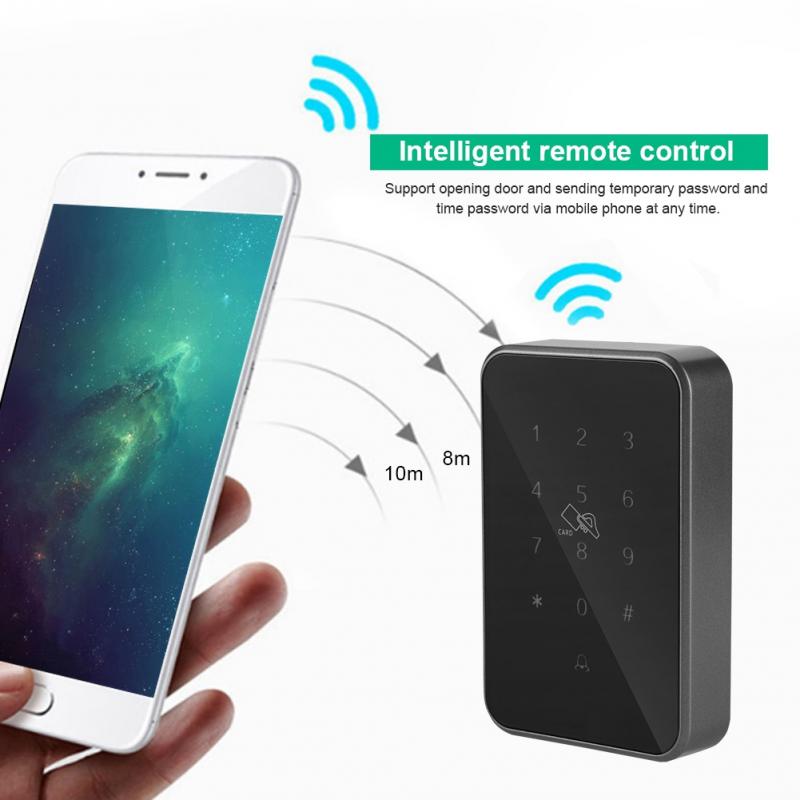 Intelligent Access Control Lock Smartphone APP Bluetooth Glass Door Access Control Attendance smart door lock fechadura digital
