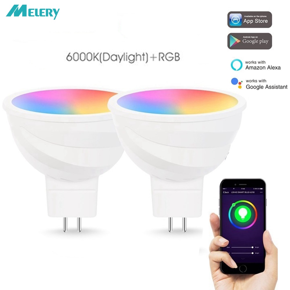 MR16 WiFi Smart LED Light Bulb 12V GU5.3 Reflector...