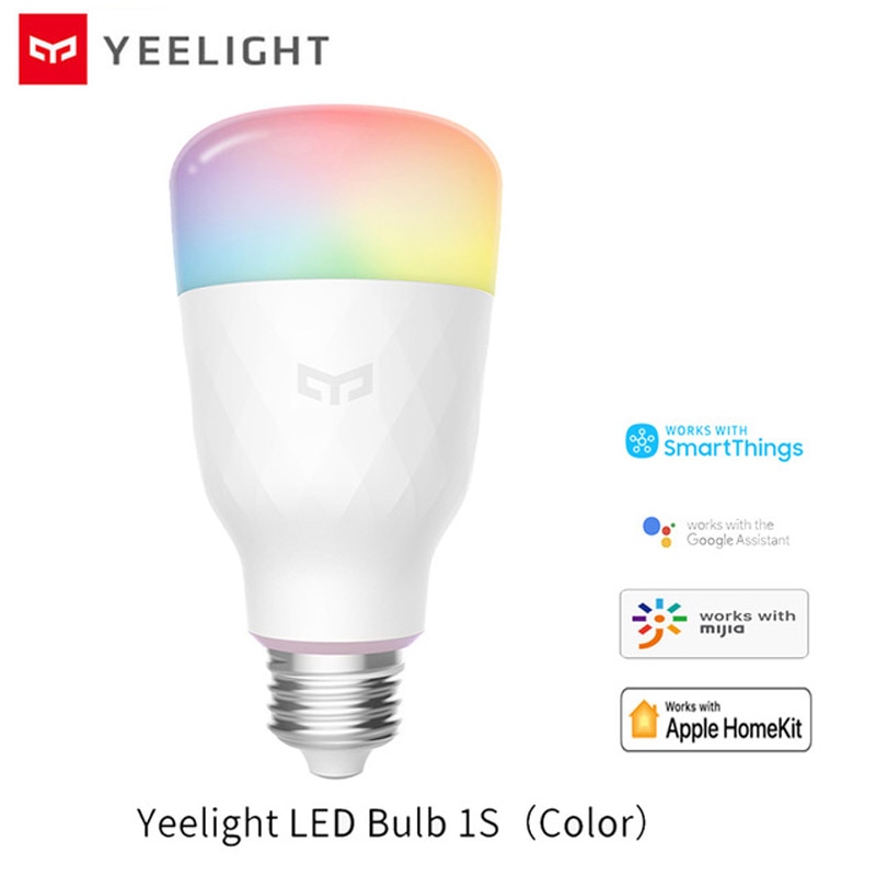 Yeelight 1S Colorful Bulb E27 Smart APP WIFI Remote Control Smart LED Light RGB / Colorful Temperature Romantic Lamp Bulb