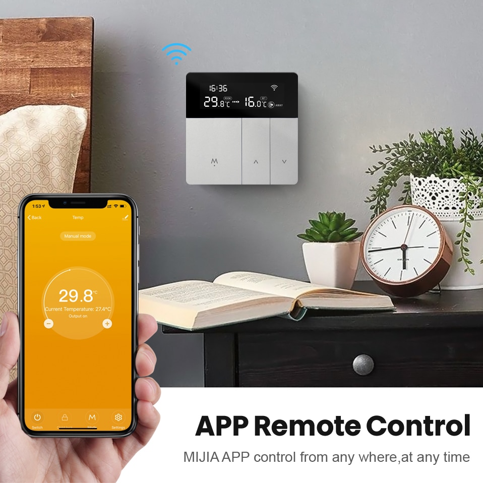 AVATTO WiFi Smart Thermostat Temperature Controller，100-240...
