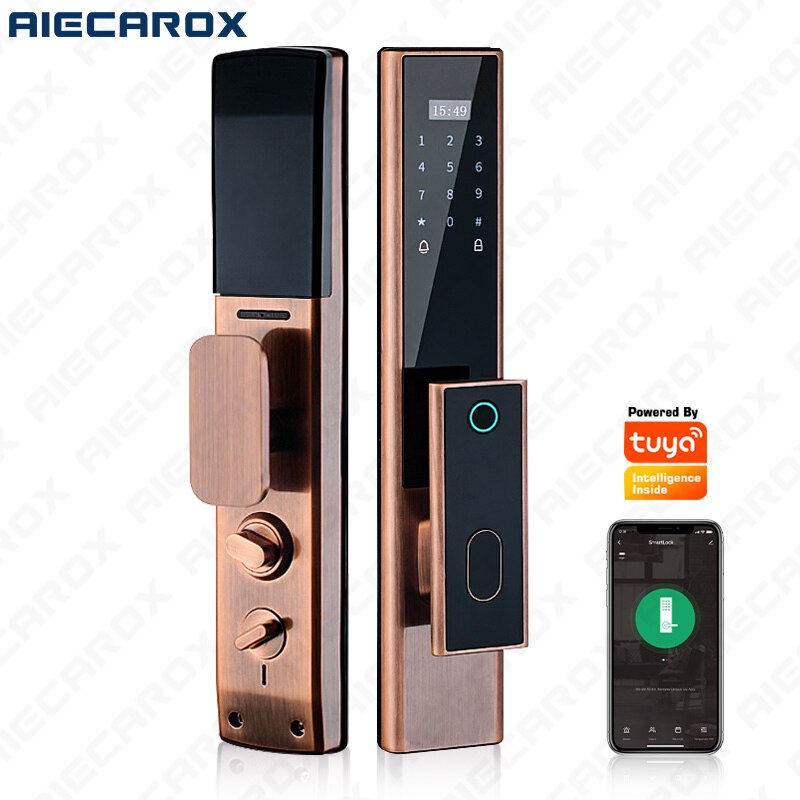 Fully automatic keyless Smart Door Lock Biometric Fingerprint...