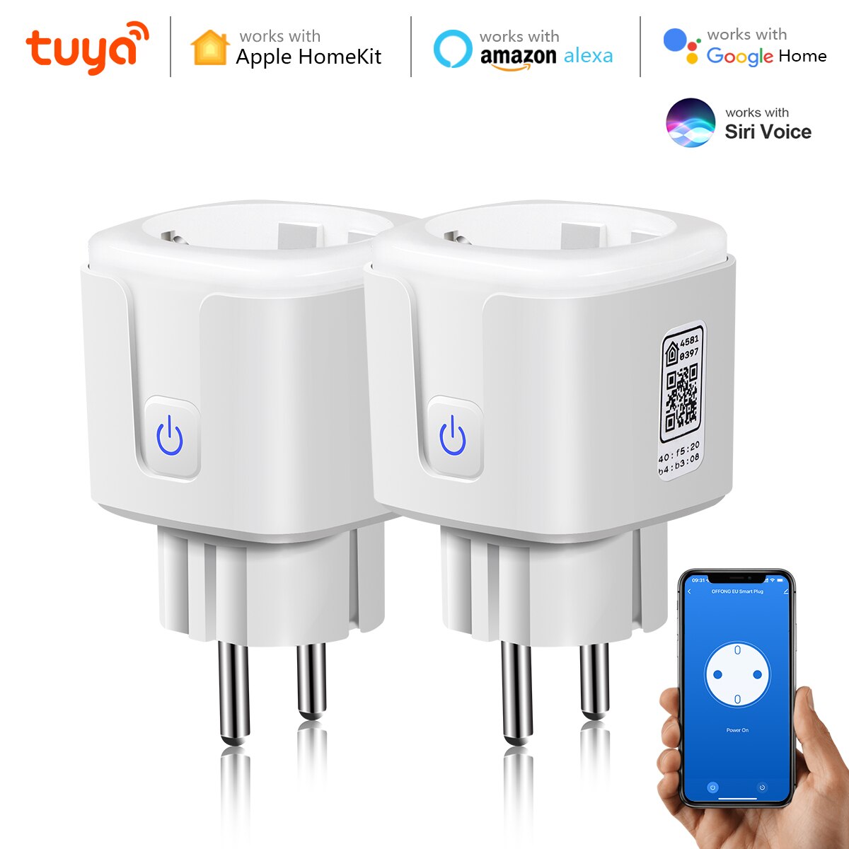 Home Smart Socket Homekit Tuya Smart Life WIFI Control...