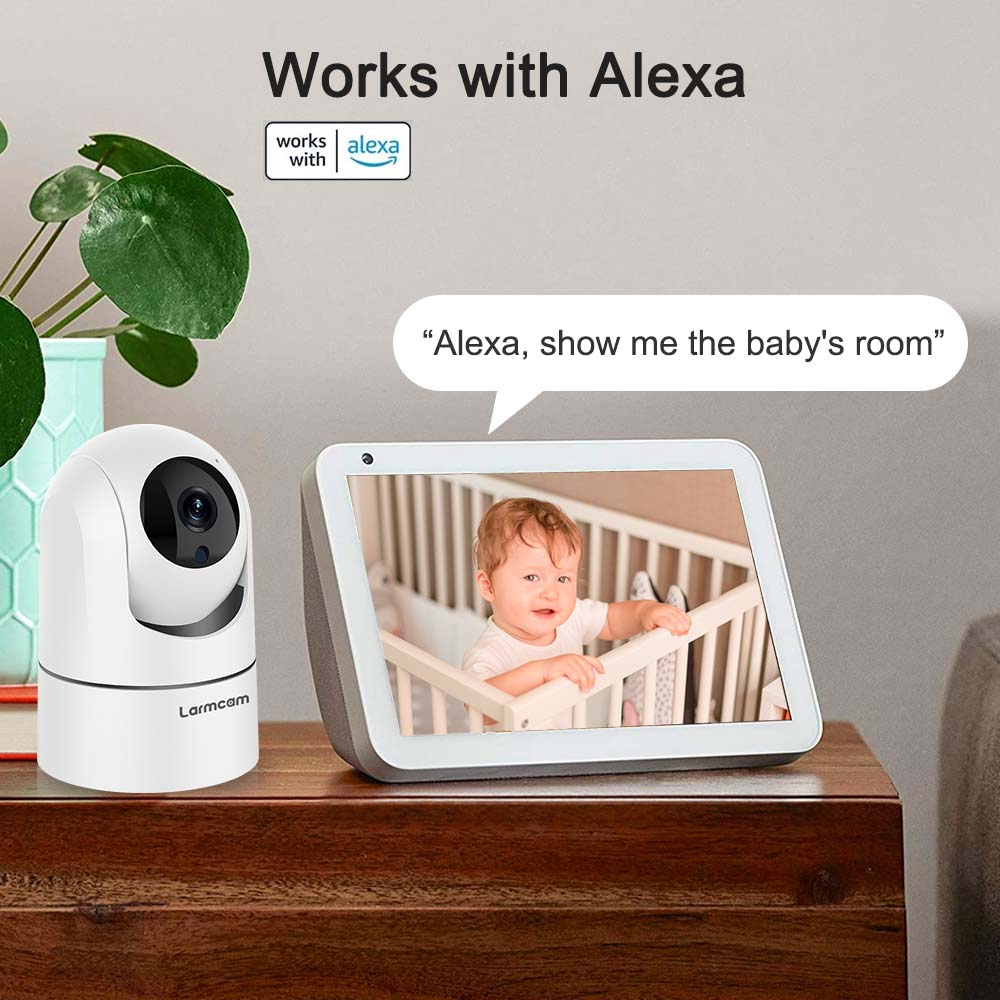 Larmtek IP Camera 5G WiFi Baby Monitor 1080P Mini Indoor...