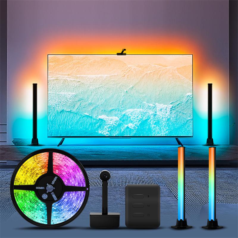 RGBIC LED Strip Smart TV Backlight Tuya LED Backlight...