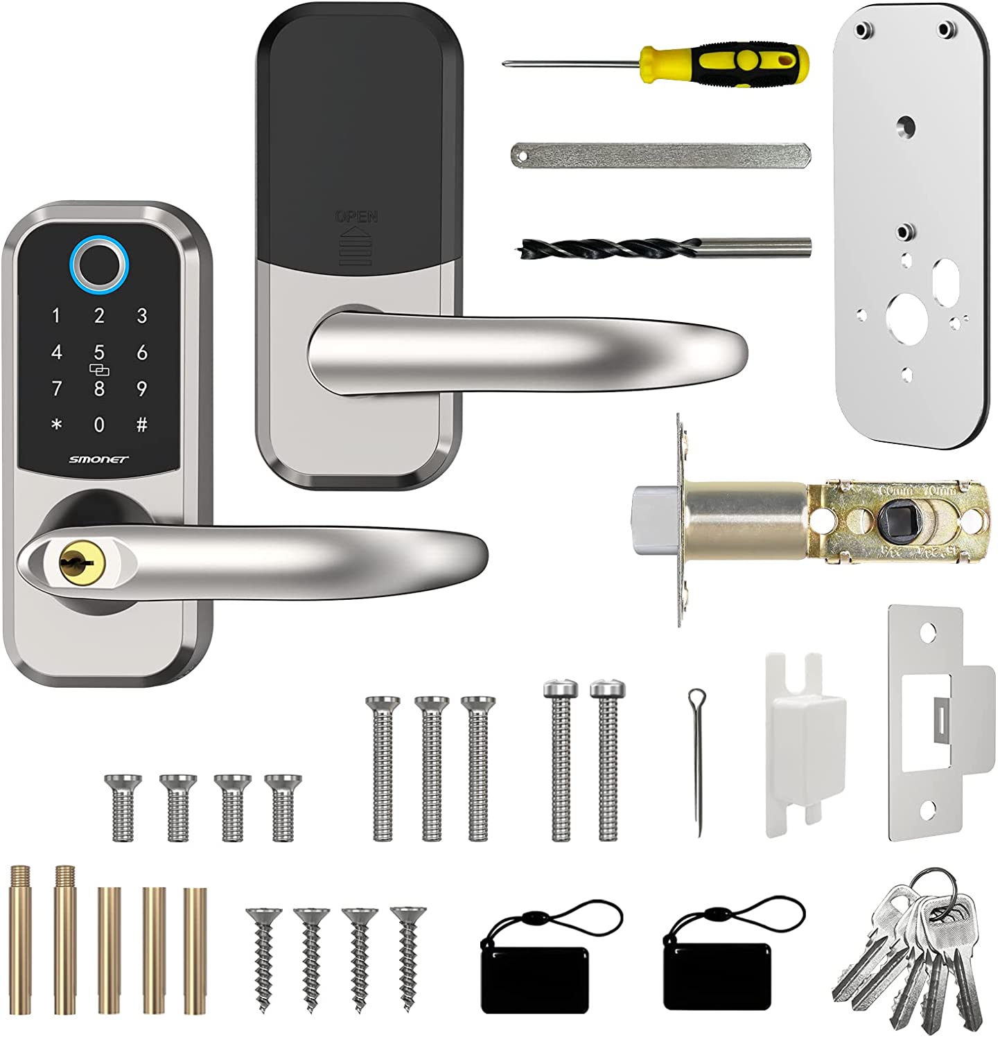 Smonet Electronic Smart Door Lock Wifi Biometric Fingerprint...