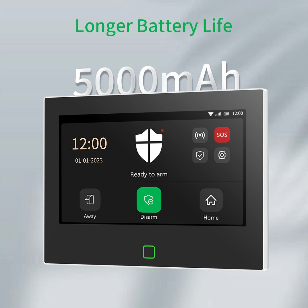 Staniot 7 inch HD Alarm System Wireless WiFi 4G Tuya...