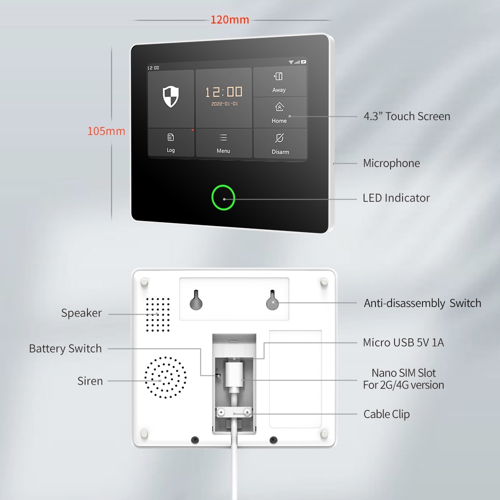 Staniot WiFi 4G Home Security System Wireless Security...
