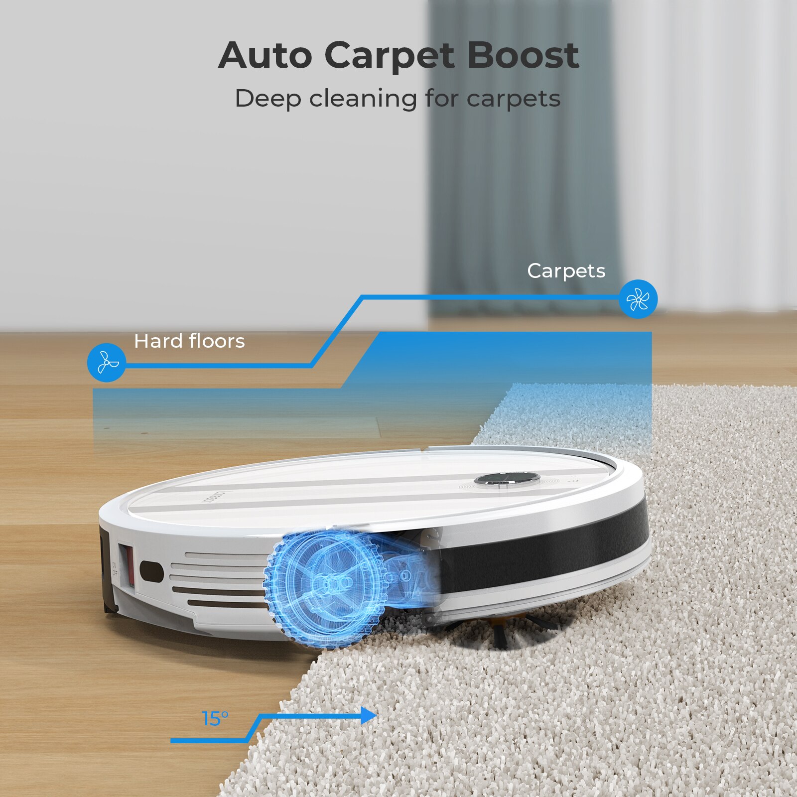 robot vacuum cleaner Laresar Grande 2 robot commercial...